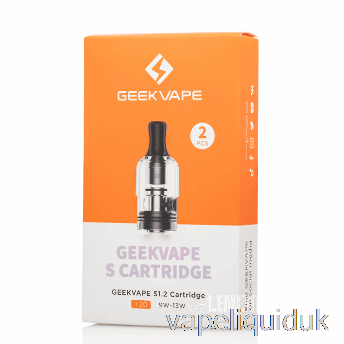 Geek Vape S Replacement Pods 1.2ohm S Pods Vape Liquid